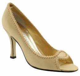 capparos wedding shoes, gold